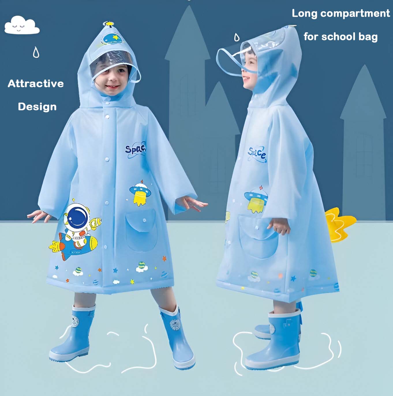 Blue Planet Raincoat