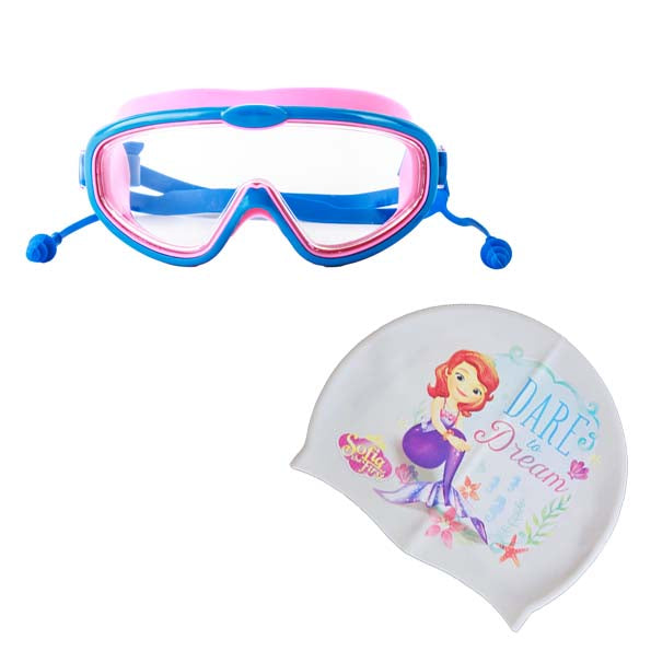 Pink Blue with Dora Cap combo