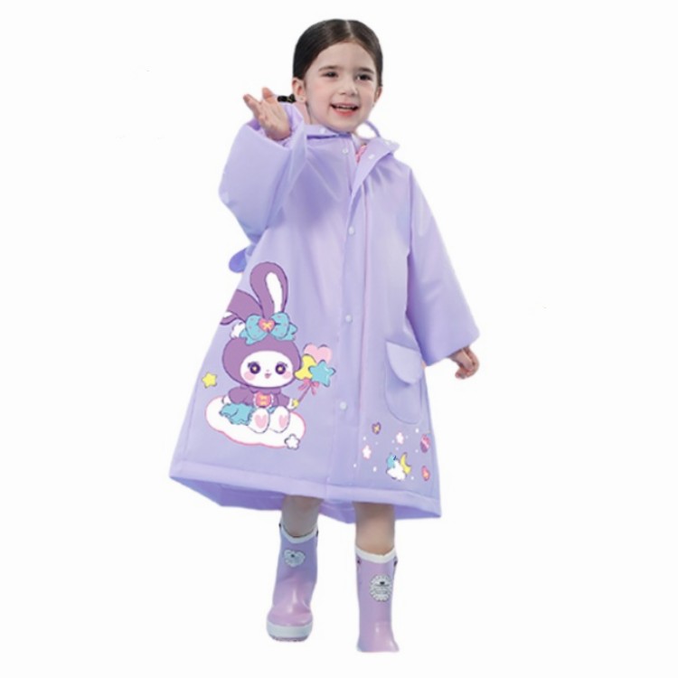 Doll Purple Raincoat