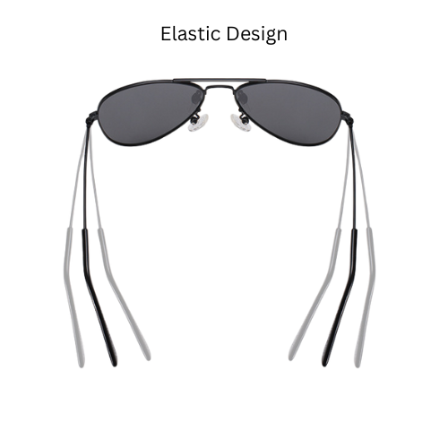 Aviator Gold Black Metal