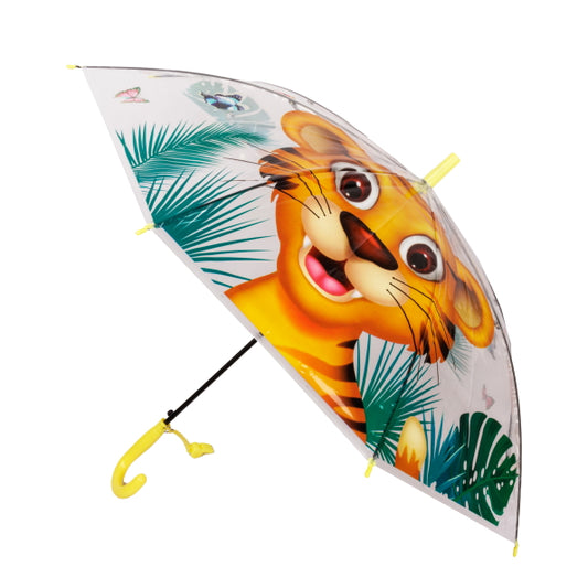 Baby Tiger Transparent Umbrella