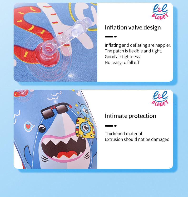 Blue Shark swimming Arm