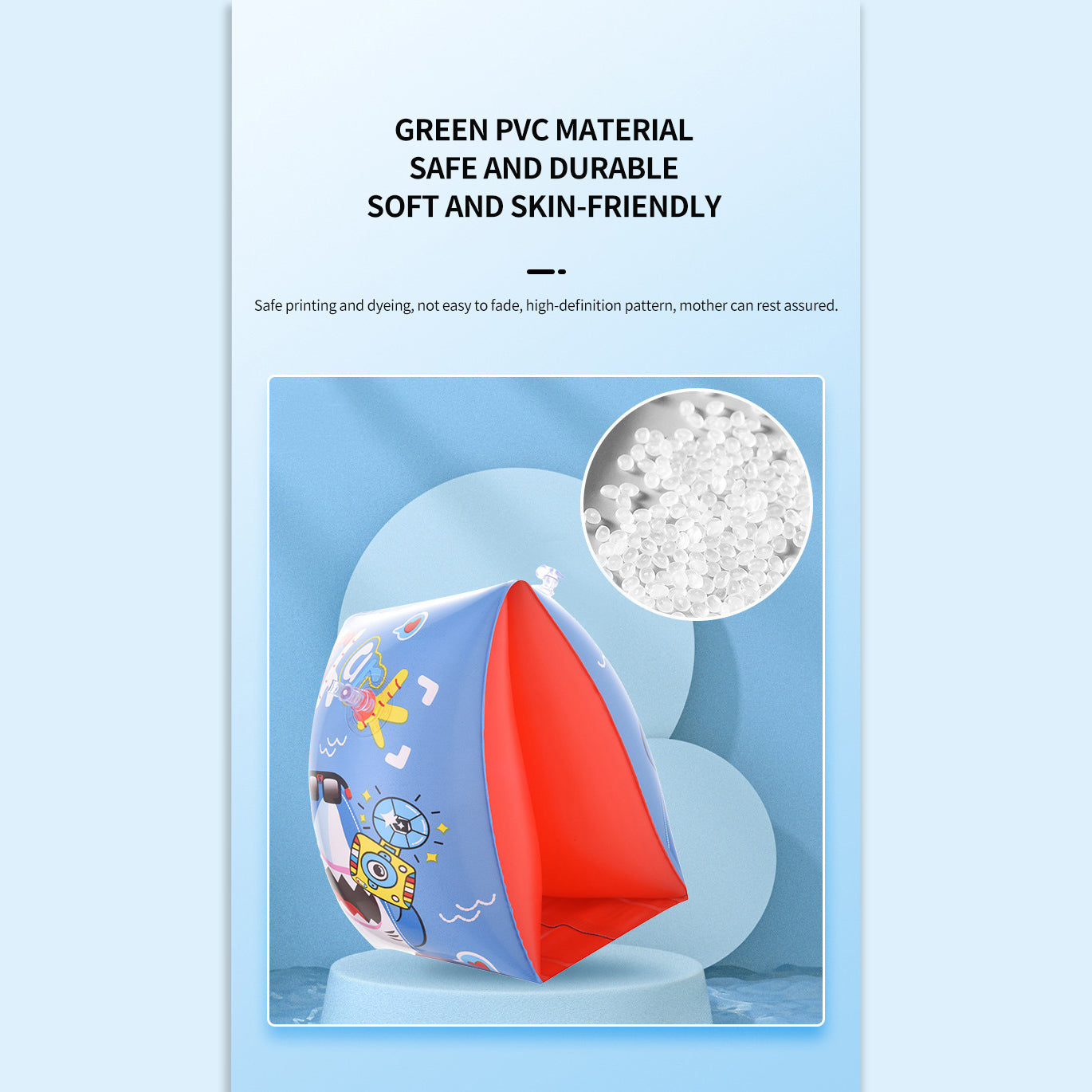 Blue Shark swimming Arm