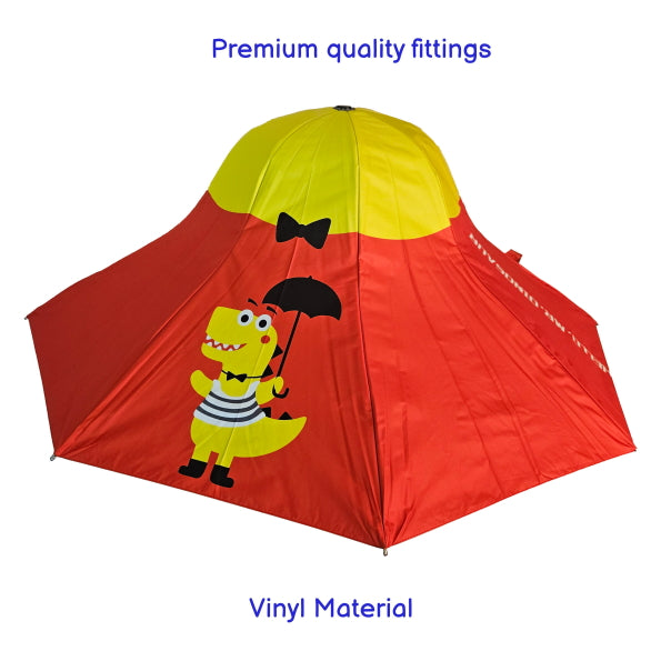 Hat-Shaped Red Umbrella