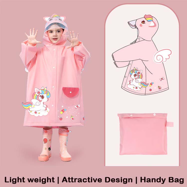Unicorn Wings Raincoat