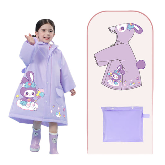 Doll Purple Raincoat