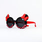 Black Red Bow Mini