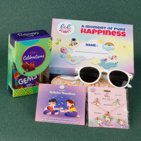 Luxurious Rakhi Gift Box for girls (5 to 8 years)