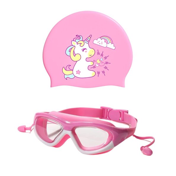 swimming googles and cap combo. swimming cap and googles for girls, swimming combo pack for girls , girls swimming cap and goggles
