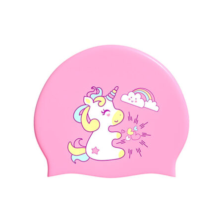 Pink Unicorn Swimming Cap