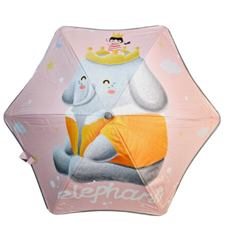 Elephant Pink Umbrella