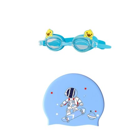 Tweety Swimming Google and Astronaut Cap Combo